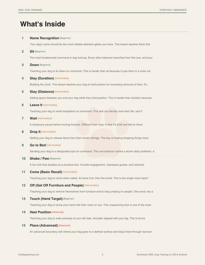 HEEL Training Guide preview